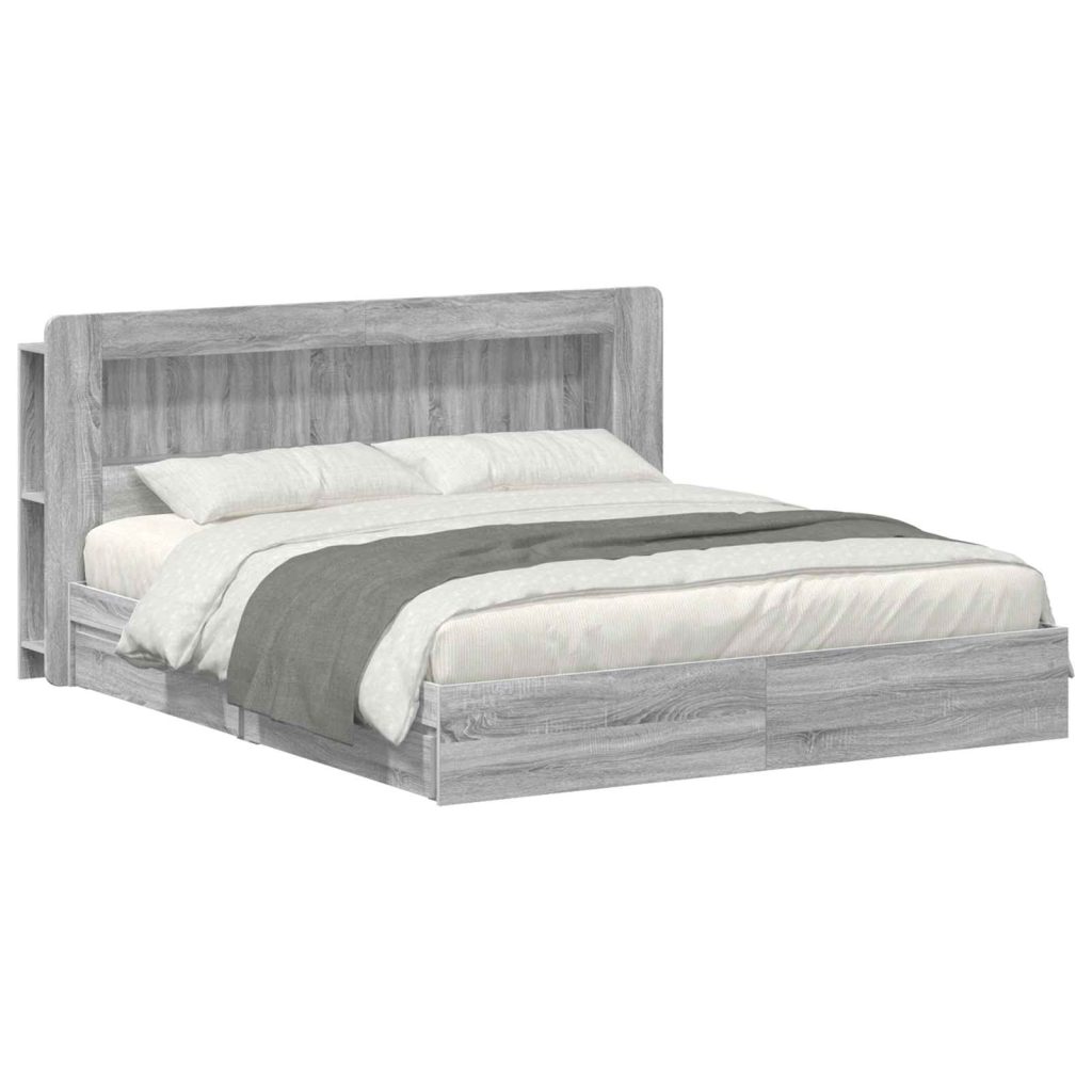 Sänkykehys varastolla Harmaa Sonoma 6FT Super King Size