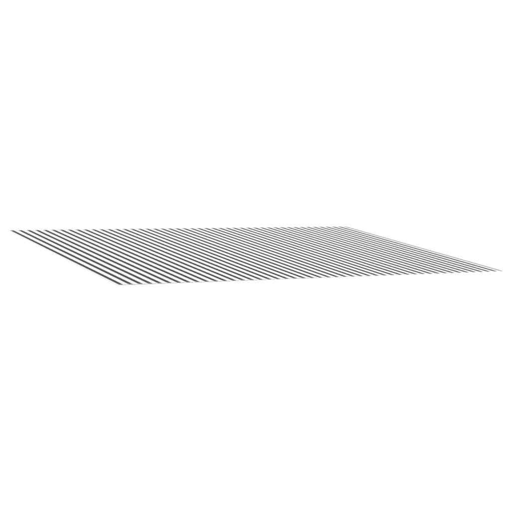 Markiisin vaihtokangas Antrasiitti ja Valkoinen 400 × 300 cm