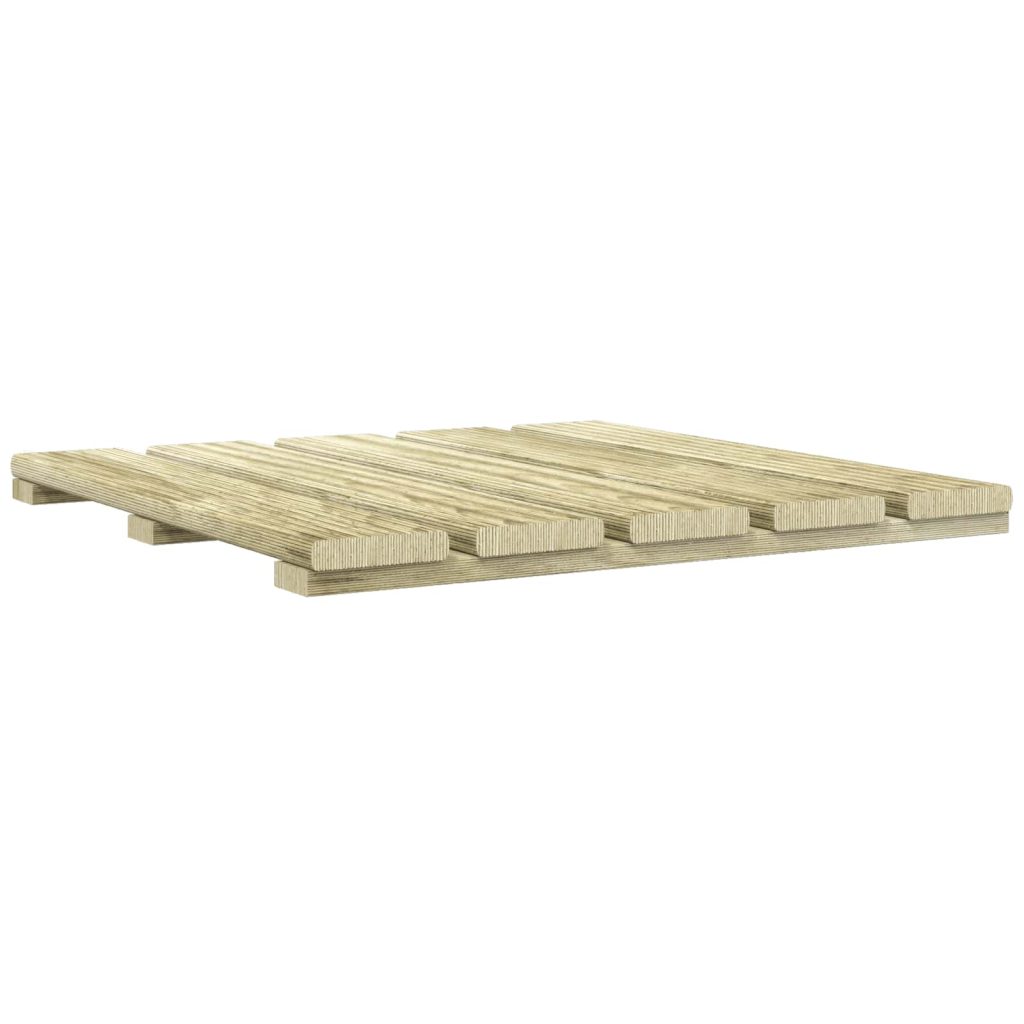 Laudat 30 pcs Vihreä 50 x 50 cm Vihreä kyllästetty mänty