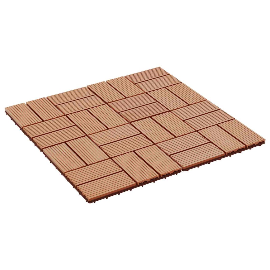 Laudat 22 pcs Tiikki 30 x 30 cm WPC