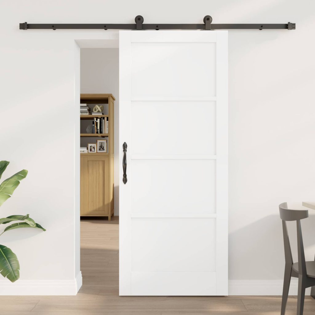 Liukuovi ORKDAL valkoinen 83 x 202 cm Täysi mänty