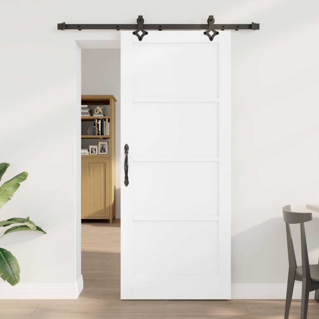 Liukuovi ORKDAL valkoinen 83 x 202 cm Täysi mänty