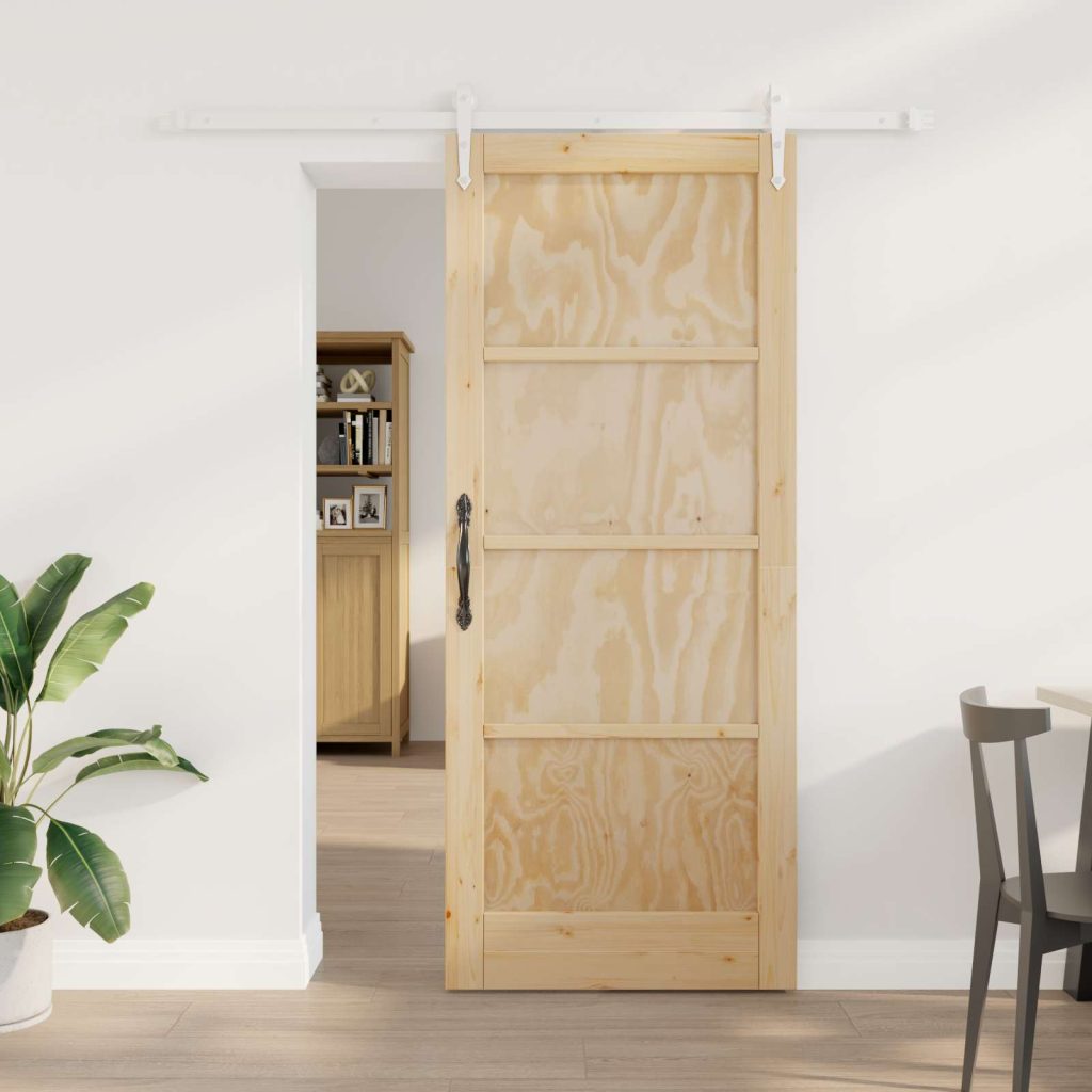 Liukuovi ORKDAL Luonnollinen ja valkoinen 83 x 202 cm
