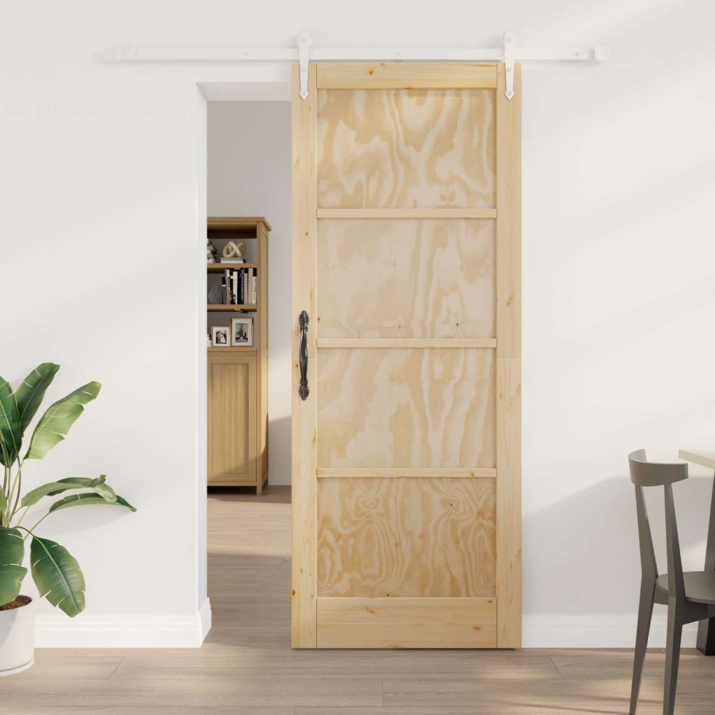 Liukuovi ORKDAL Luonnollinen ja valkoinen 83 x 211 cm