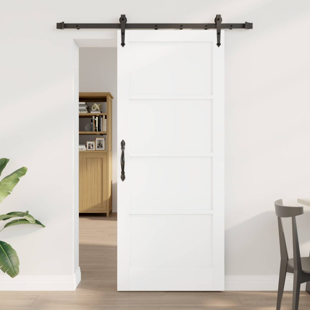 Liukuovi ORKDAL valkoinen 83 x 202 cm Täysi mänty