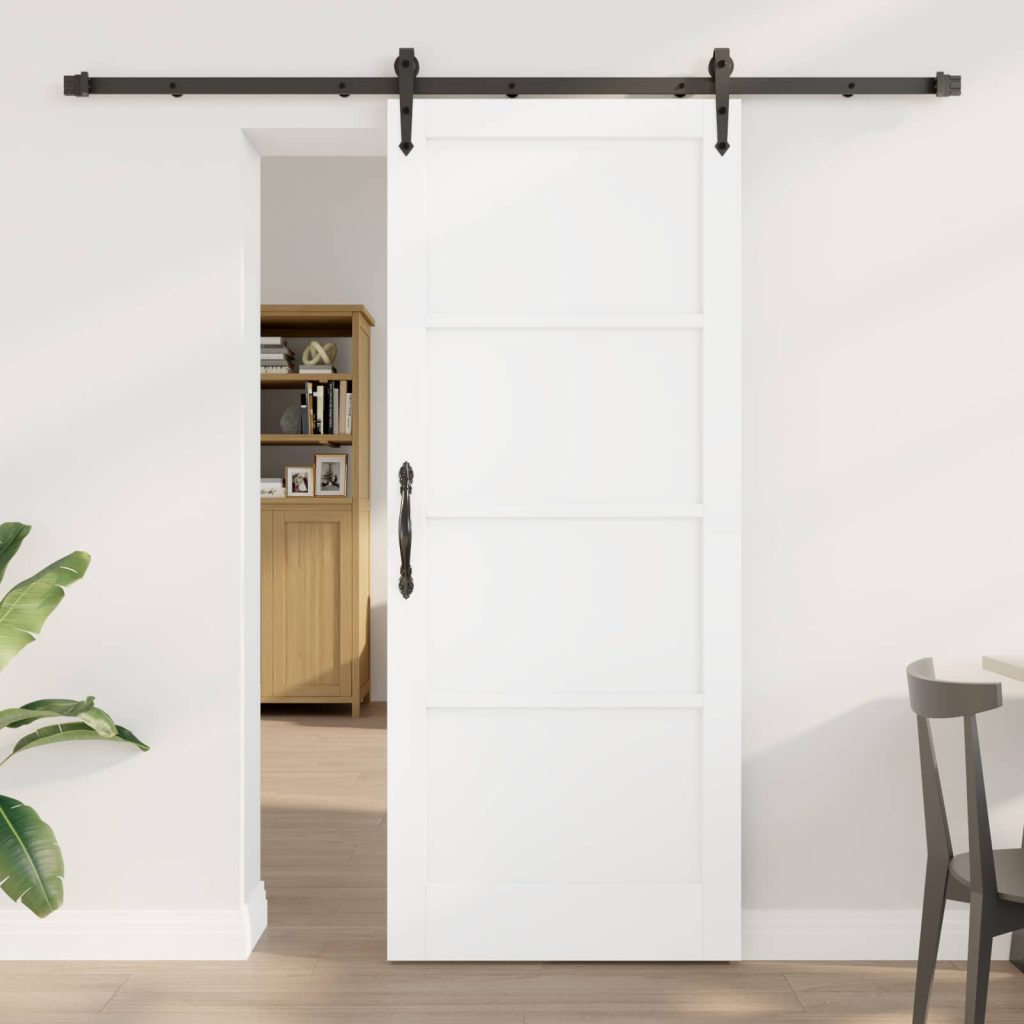 Liukuovi ORKDAL valkoinen 83 x 202 cm Täysi mänty