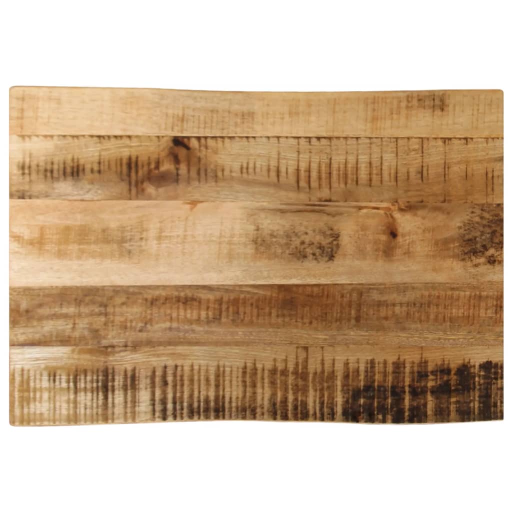 Pöytälevy karkeareunainen 50x40x3,8 cm täyspuu karkea mango