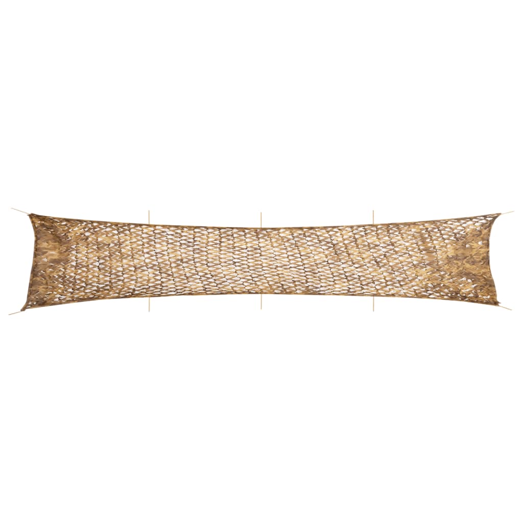 Naamiointiverkko säilytyspussilla 844x142 cm hiekka