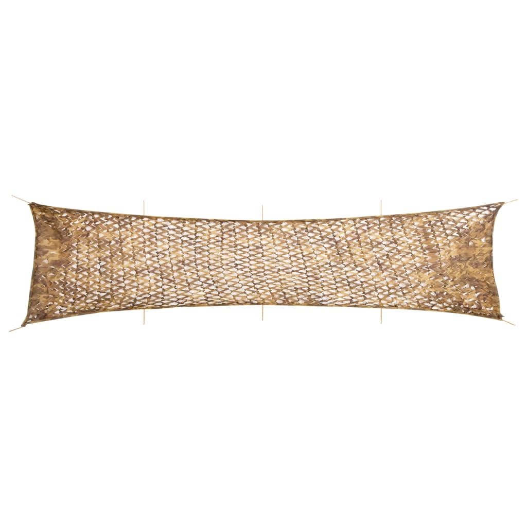 Naamiointiverkko säilytyspussilla 809x207 cm hiekka