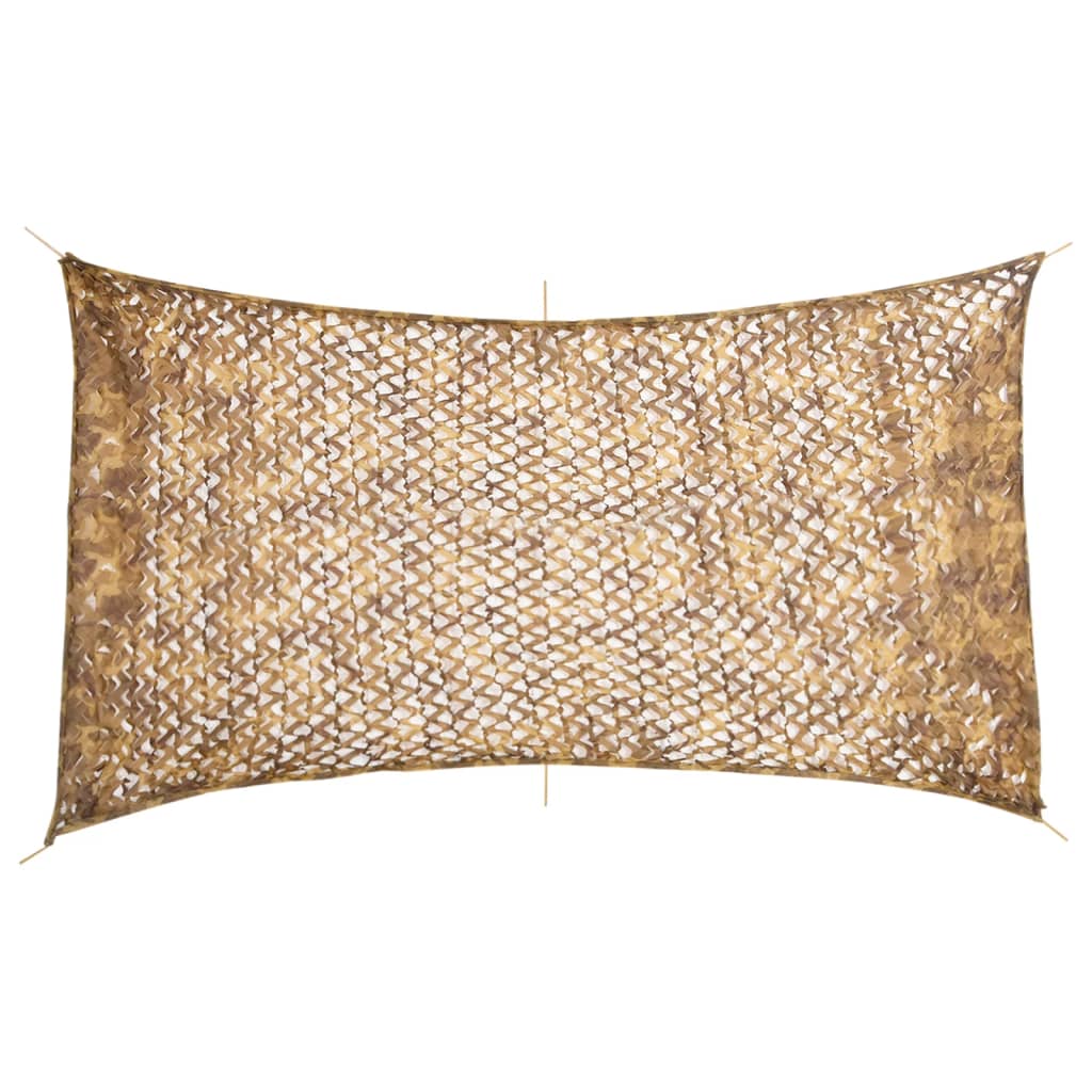 Naamiointiverkko säilytyspussilla 506x279 cm hiekka