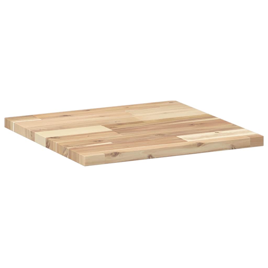 Pöytälevy neliönmuotoinen 40x40x2 cm massiivipuusta akaasia