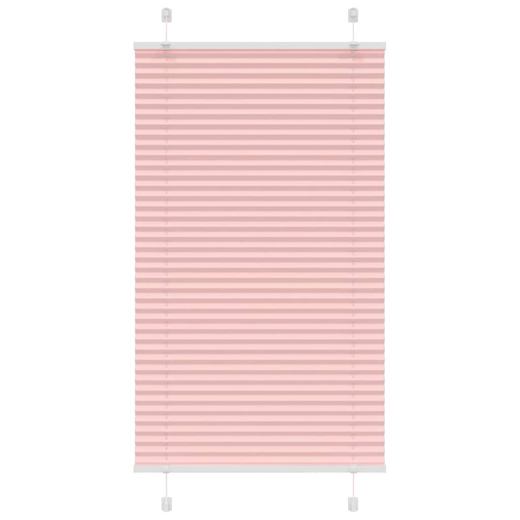 Pliseerattu kaihdin, pinkki, 70x150 cm, kangas, leveys 69,4 cm, polyesteri