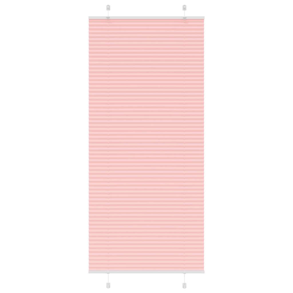 Pliseerattu kaihdin, pinkki, 90x200 cm, kangas, leveys 89,4 cm, polyesteri