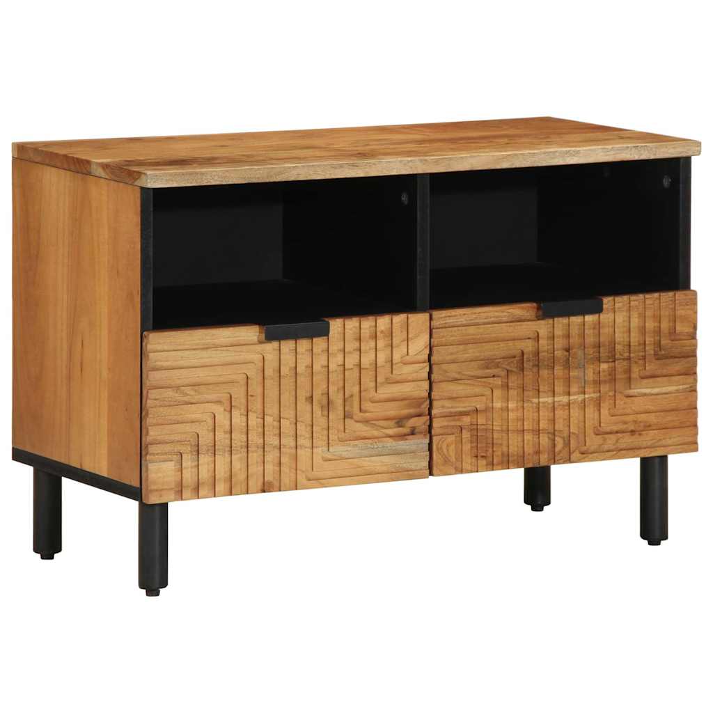 TV-taso 70x33x46 cm massiivipuusta akaasiapuu