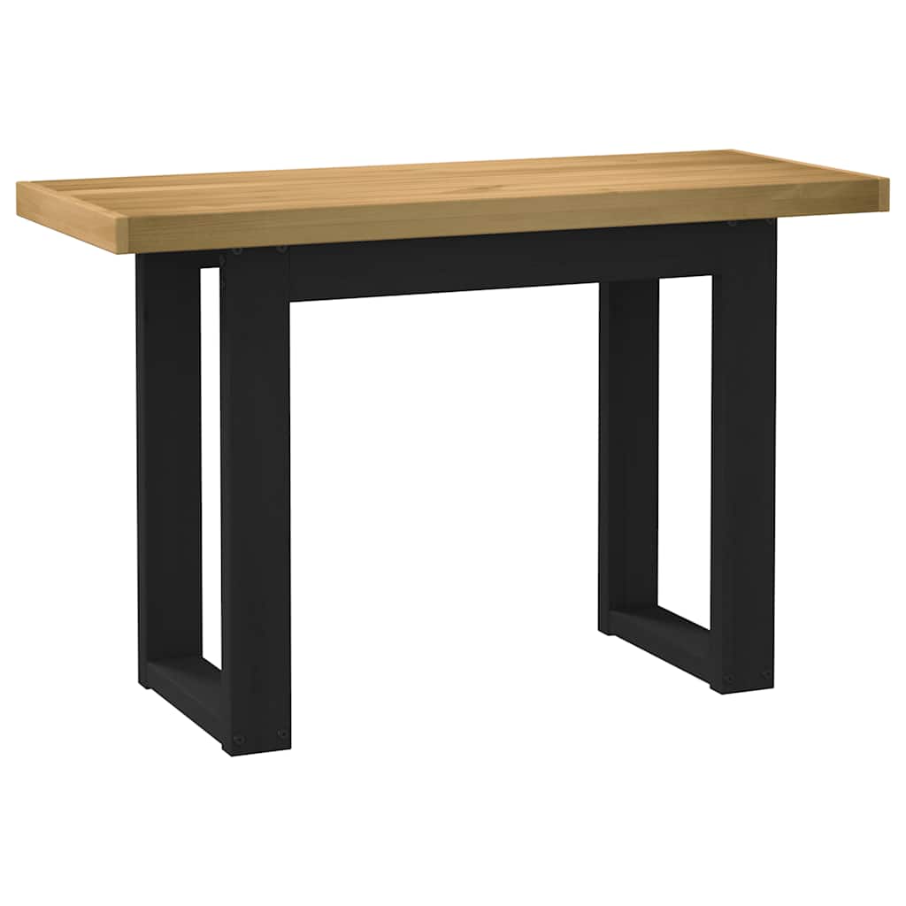 Työpöytä NOAIN U-muotoiset jalat 120x50x75 cm massiivipuu mänty