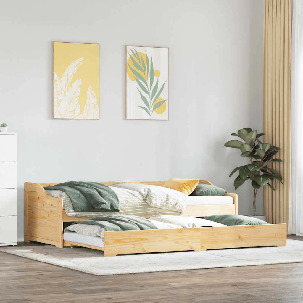 Vuodesohva vuodesohvalla ilman patjaa IRUN 90x200 cm