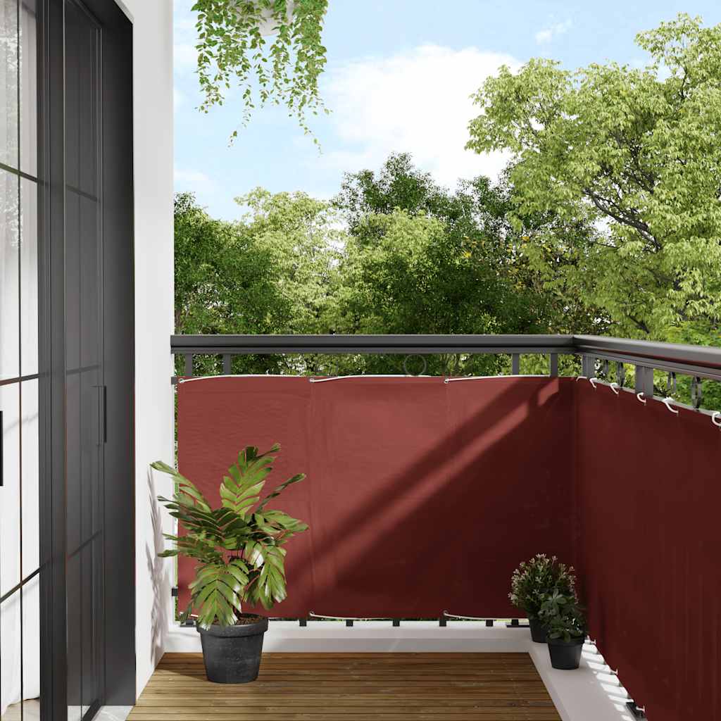 Parvekkeen sermi terrakotta 90x1000 cm 100 % polyesteri Oxford