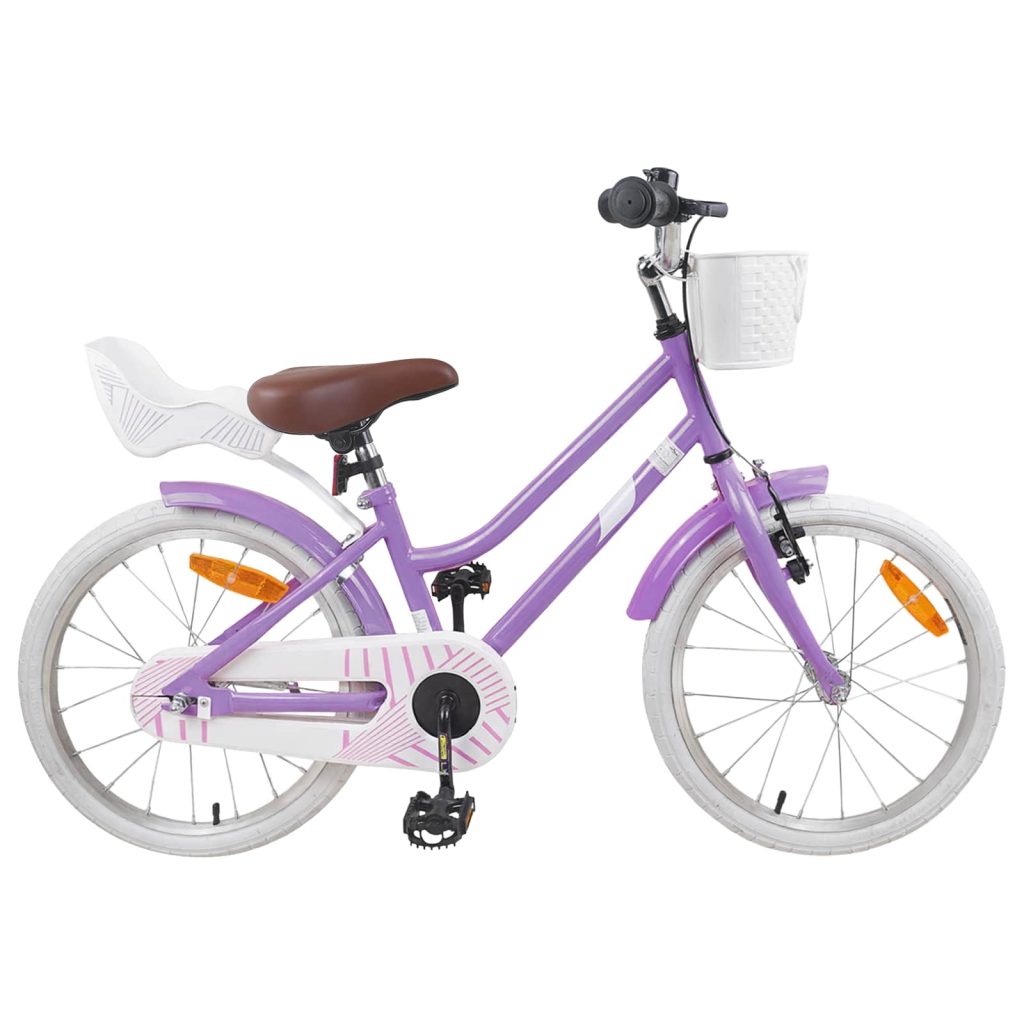 Lastenpyörä 18 Tuumaa 5-7-vuotiaille Violetti