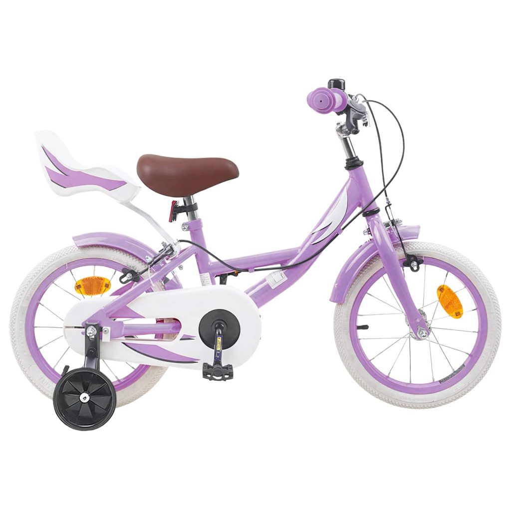 Lastenpyörä 12 Tuumaa 2-4-vuotiaille Violetti