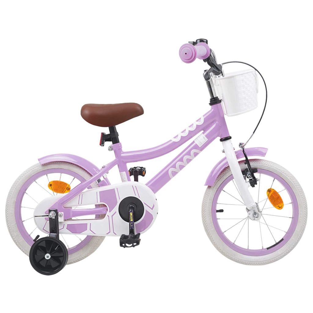 Lastenpyörä 14 Tuumaa 3-5 vuotiaille Violetti