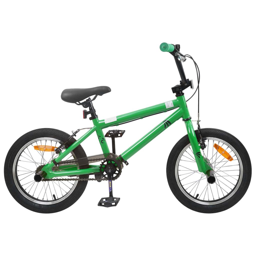 BMX Pyörä 20 Tuumaa yli 9-vuotiaille Vihreä
