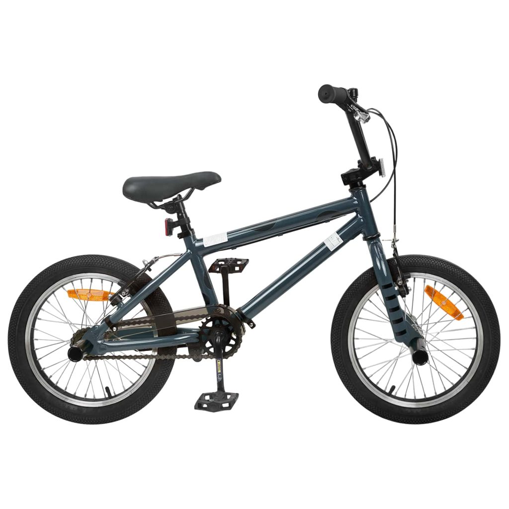 BMX Pyörä 16 Tuumaa 5-8 vuotta Tummanharmaa