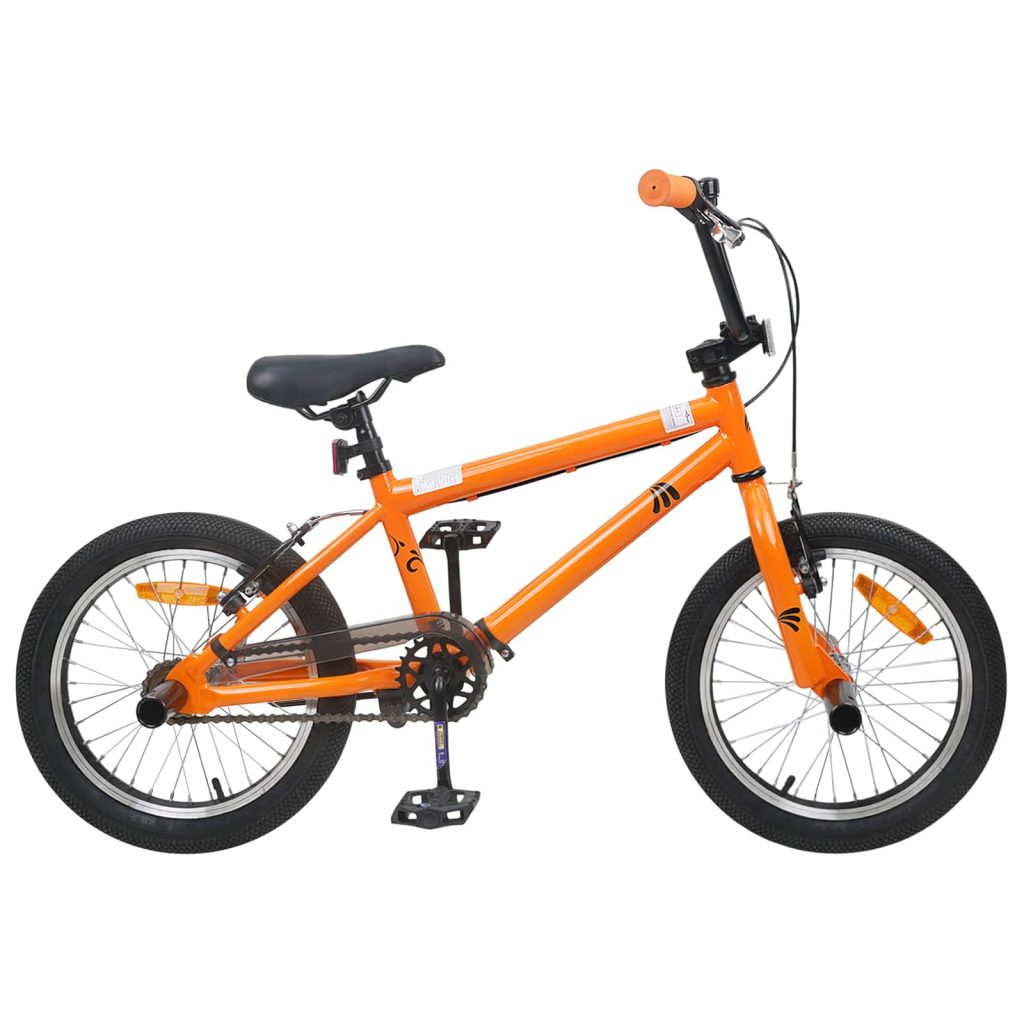 BMX Pyörä 18 Tuumaa suositeltu ikä 7-10 vuotta Oranssi