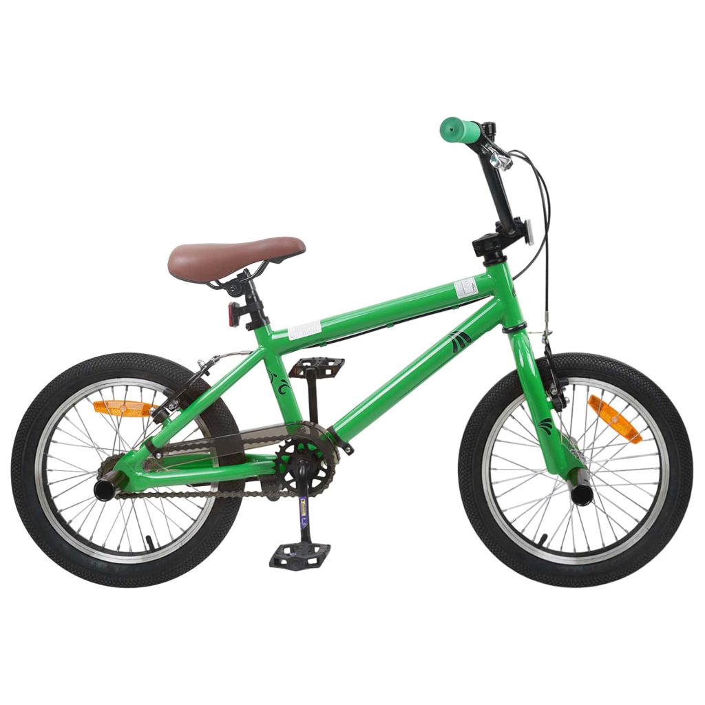 BMX Pyörä 20 Tuumaa yli 9-vuotiaille Vihreä