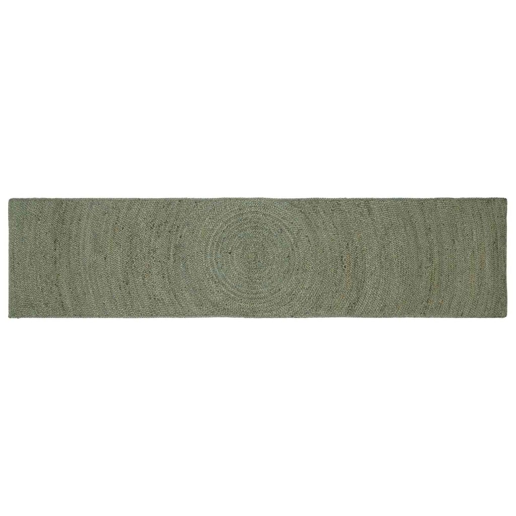 Alue matot Oliivinvihreä 60 x 300 cm Juutti