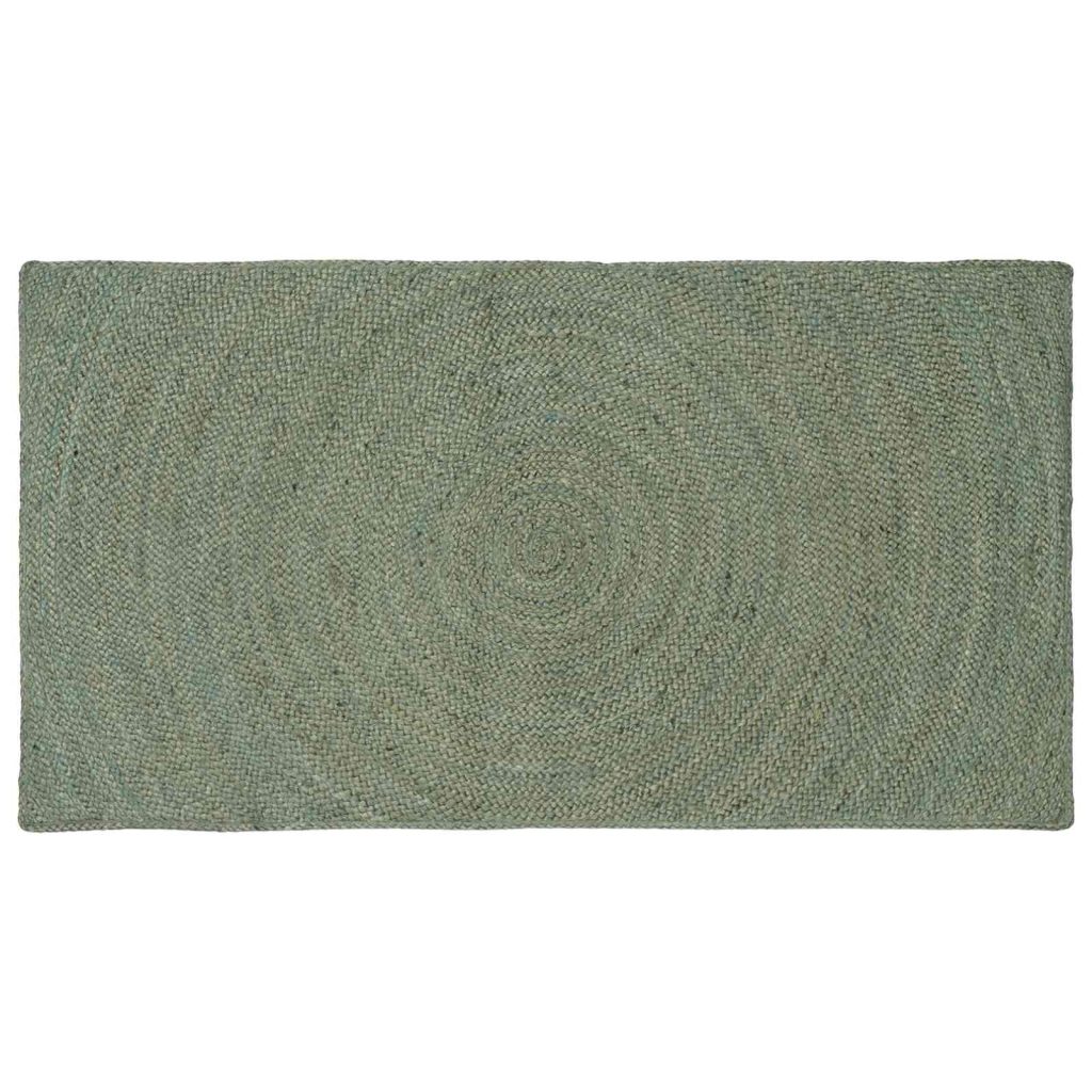 Alue matot Oliivinvihreä 80 x 150 cm Juutti