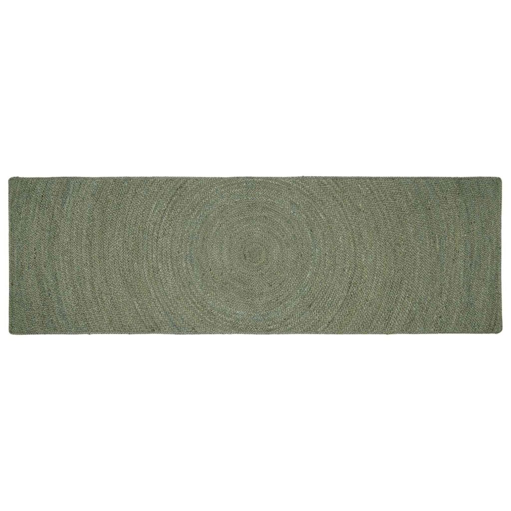 Alue matot Oliivinvihreä 80 x 250 cm Juutti