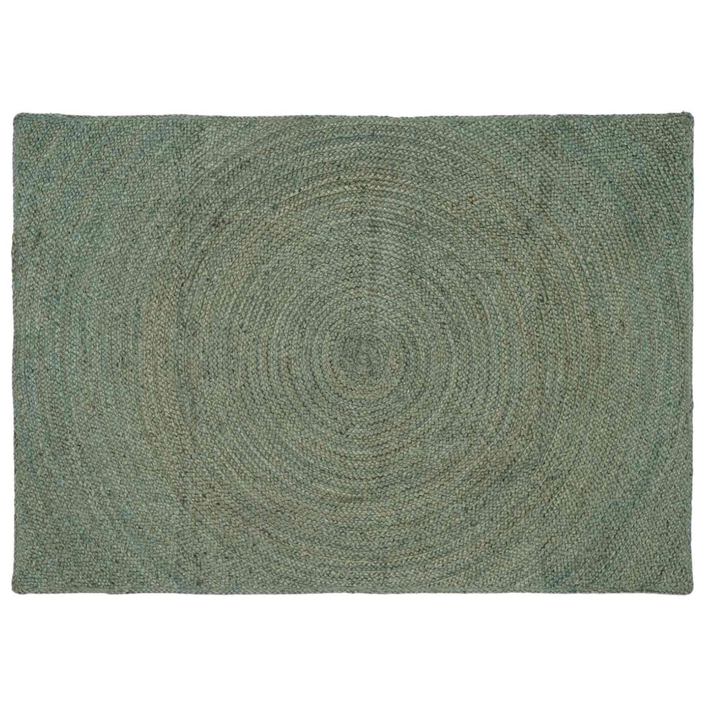 Alue matot Oliivinvihreä 140 x 200 cm Juutti