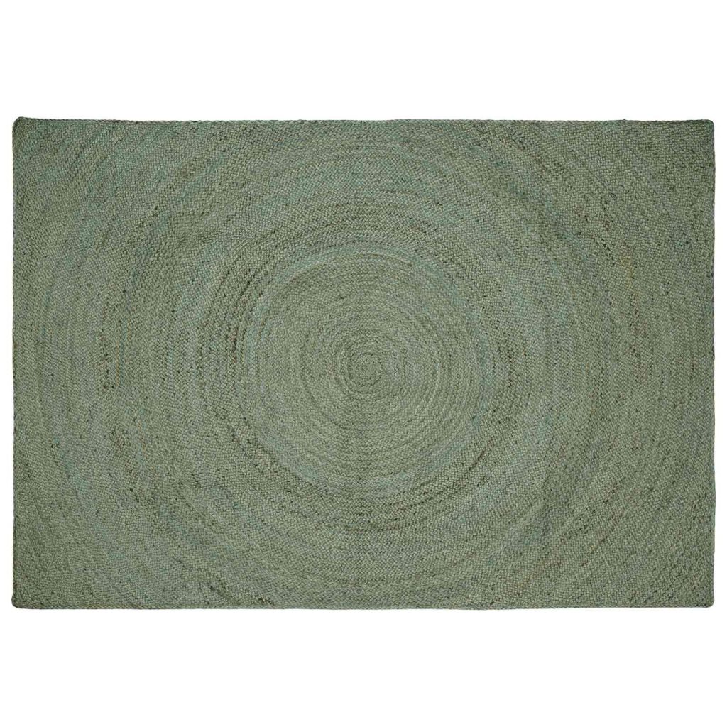 Alue matot Oliivinvihreä 160 x 230 cm Juutti