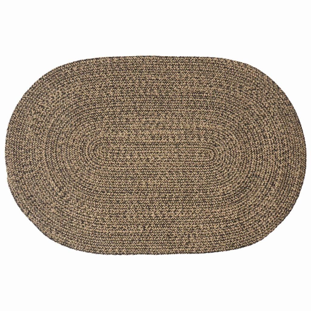 Alue matot Musta 122 x 183 cm Juutti