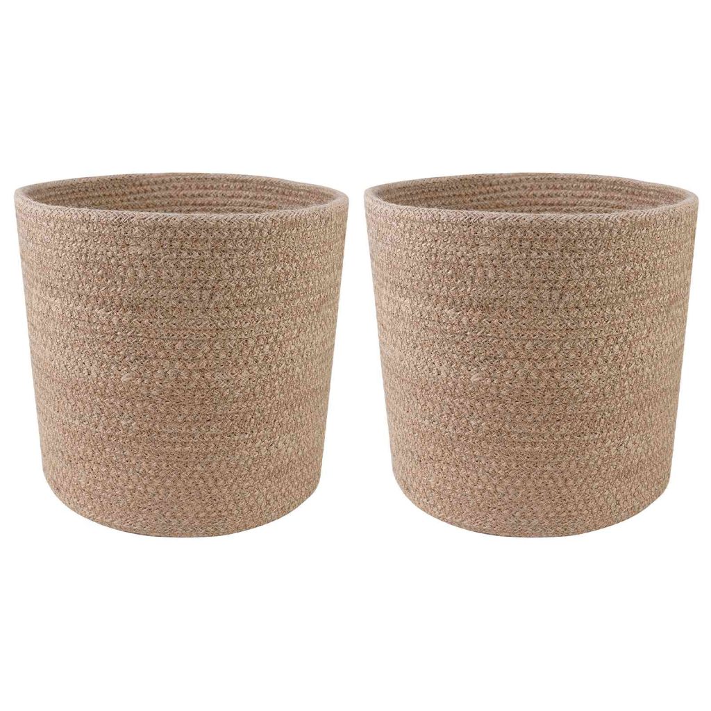 Kasviruukku Setti 2 pcs Luonnollinen Ø 21 x 21 cm