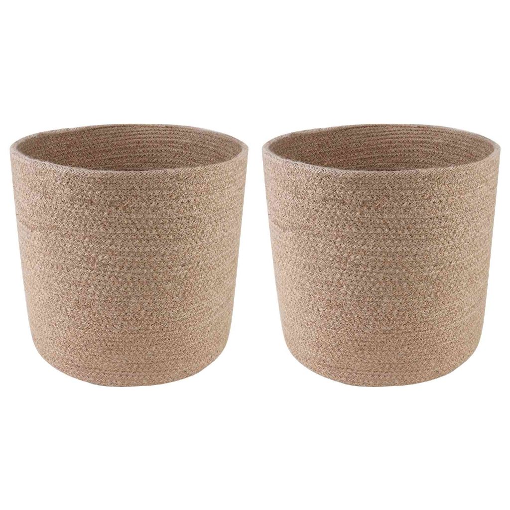 Kasviruukku Setti 2 pcs Luonnollinen Ø 28 x 28 cm