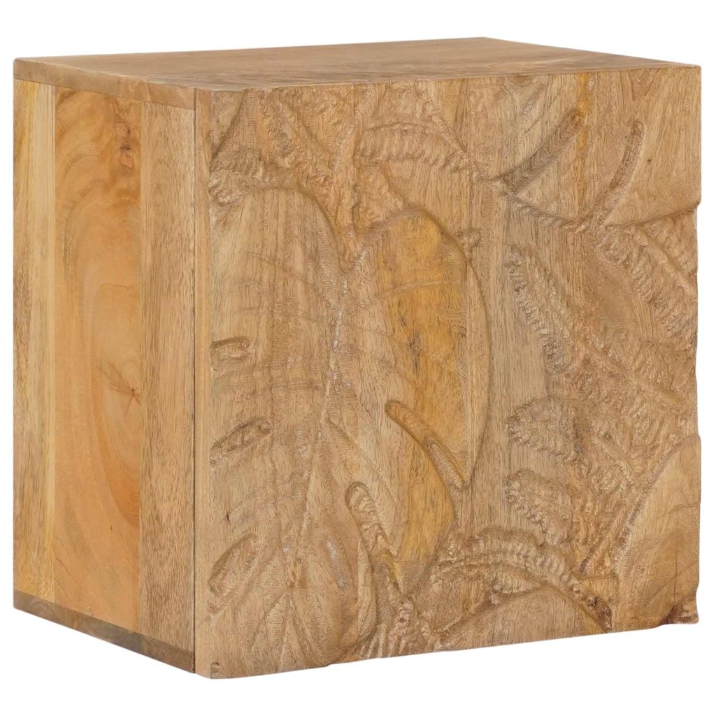 Käsintehty Yöpöytäkaappi Teak ruskea 40x30x40 cm