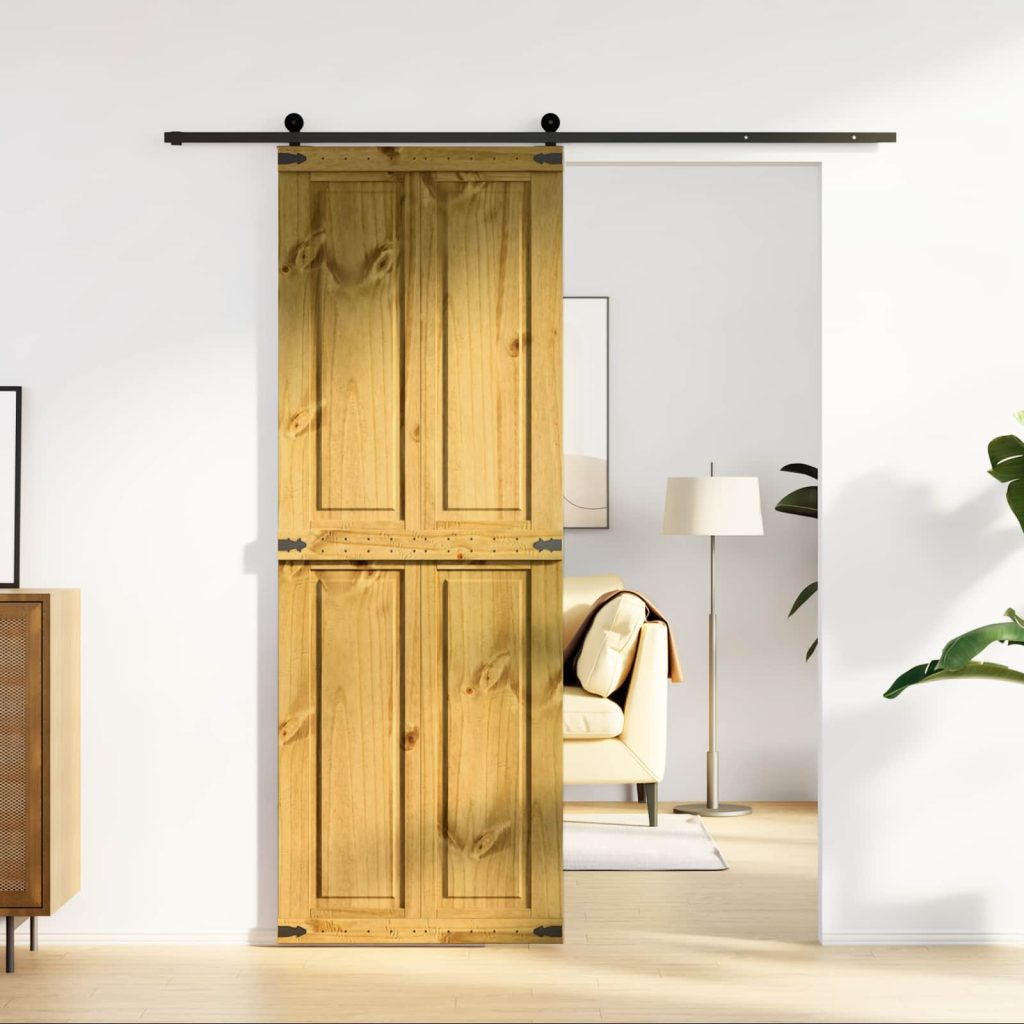 Ladon Ovi Corona Hunaja Ruskea 70 x 210 cm Täysi mänty