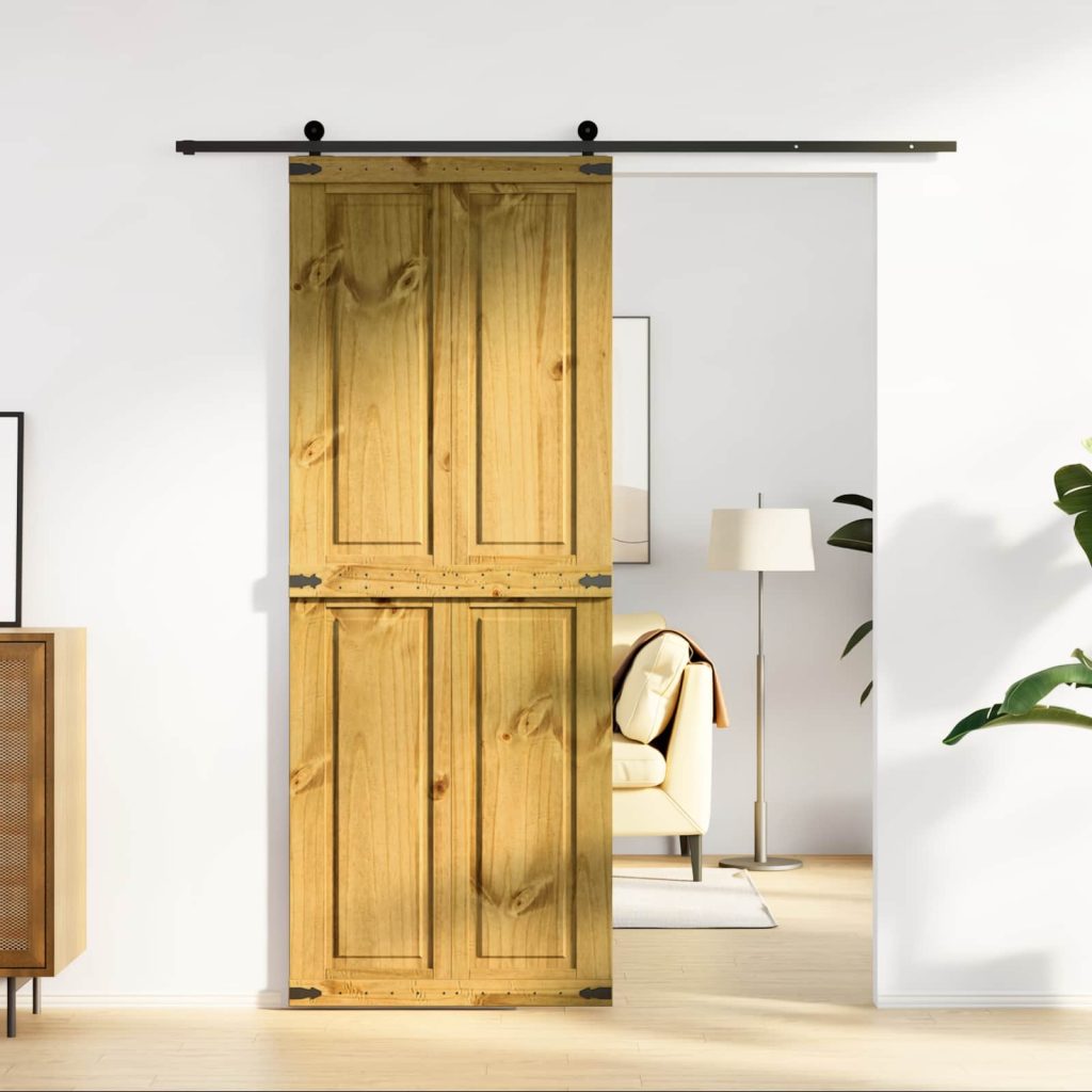 Ladon Ovi Corona Hunaja Ruskea 80 x 210 cm Täysi mänty