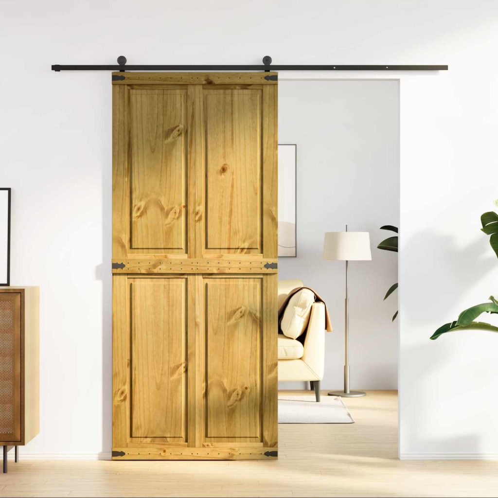 Ladon Ovi Corona Hunaja Ruskea 90 x 210 cm Täysi mänty