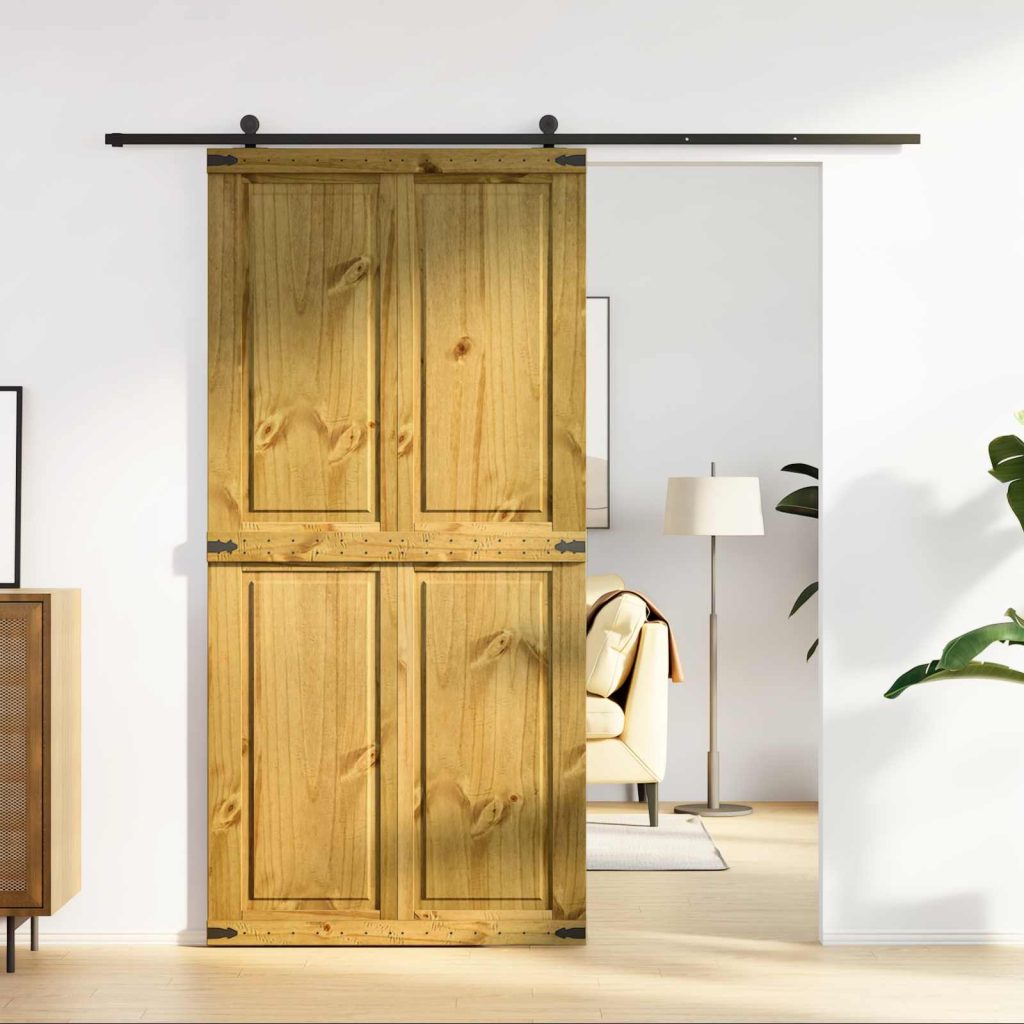 Ladon Ovi Corona Hunaja Ruskea 100 x 210 cm Täysi mänty