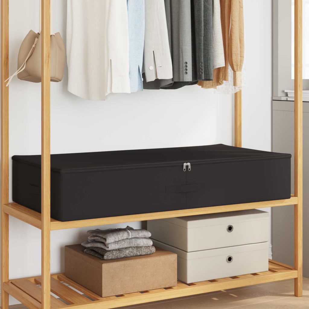 Säilytyslaatikko 2 pcs Antrasiitti 90 x 48 x 15 cm Kuitukangas