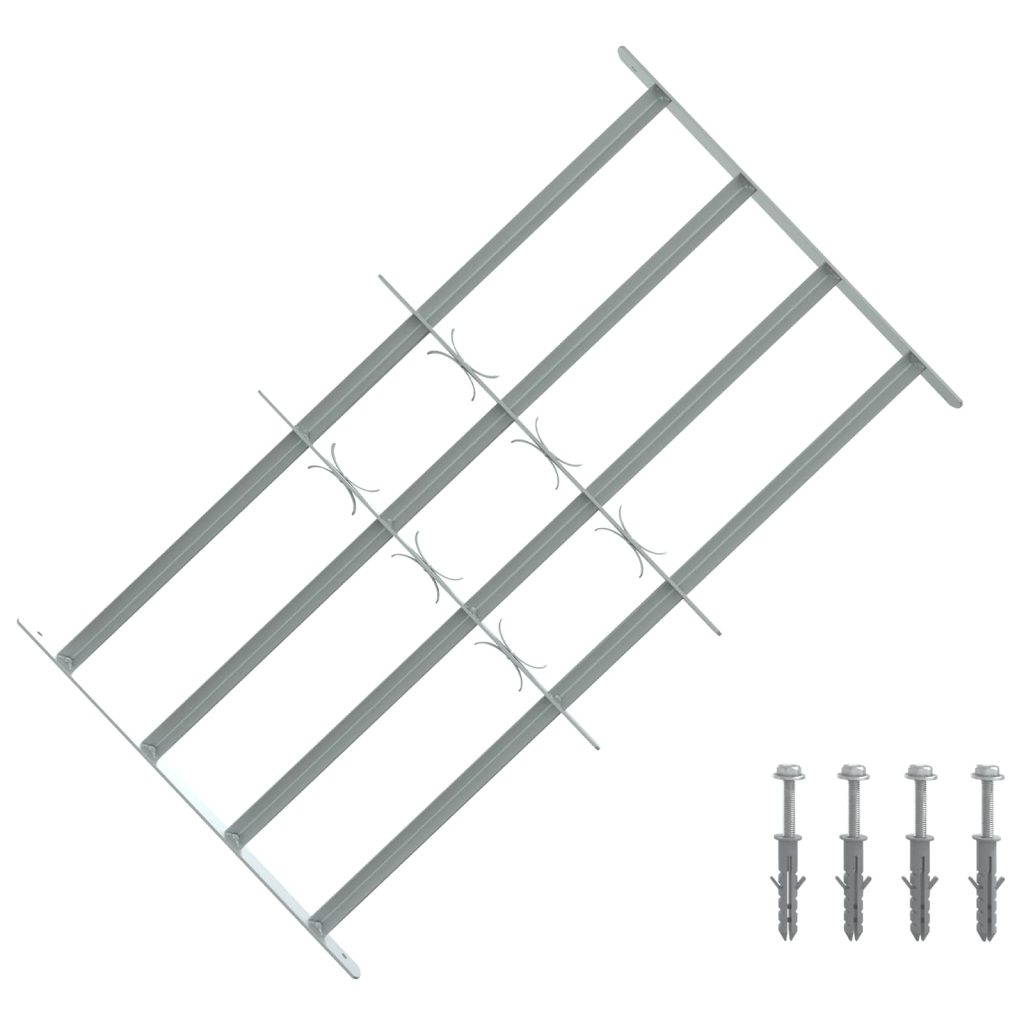 Turvaverkko ikkunoille, jossa on 4 poikkipalkkia 3 pcs