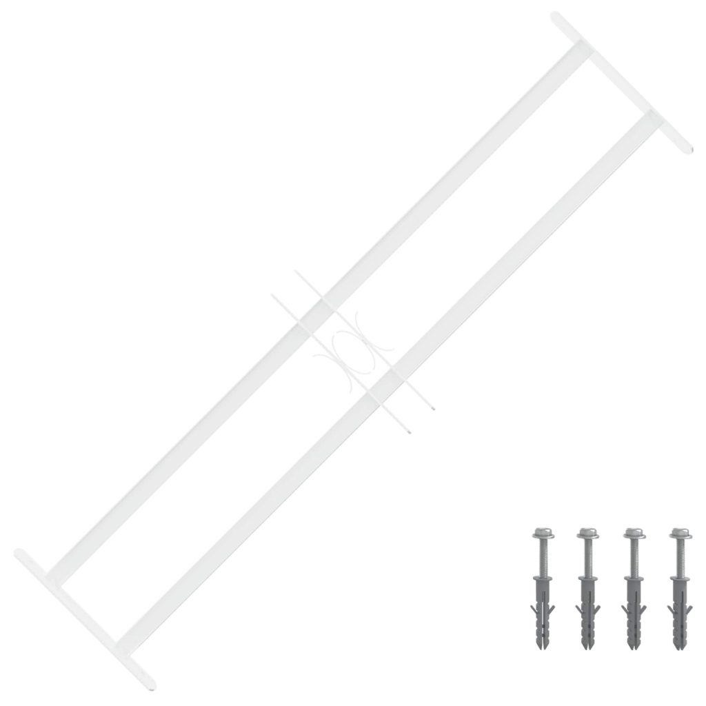 Ik windowin turva-aita kahdella poikkitangolla 63-114 cm