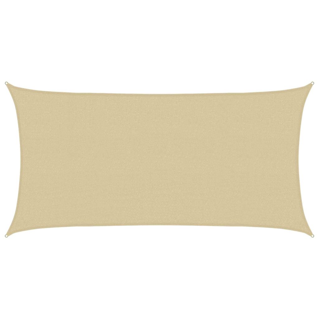 Aurinkovarjolaudat Beige 2 x 6 m HDPE