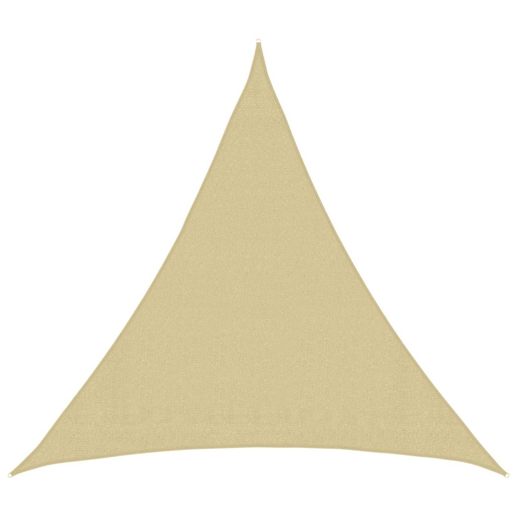 Aurinkovarjolaudat Beige 2 x 2 x 2 m HDPE