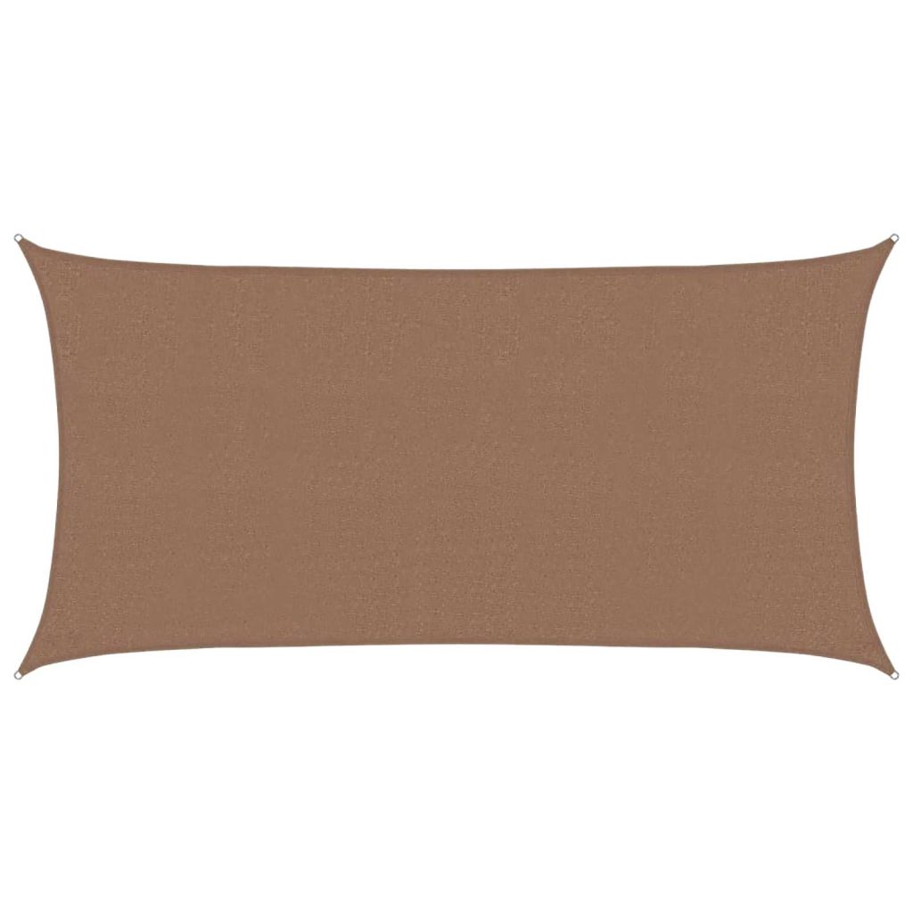 Aurinkovarjolaudat Taupe 2,5 x 6 m HDPE