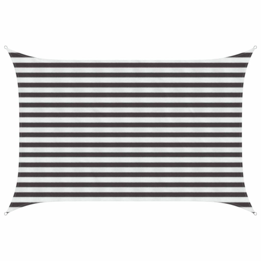 Aurinkovarjolaudat Antrasiitti ja Valkoinen 2 x 2,5 m HDPE