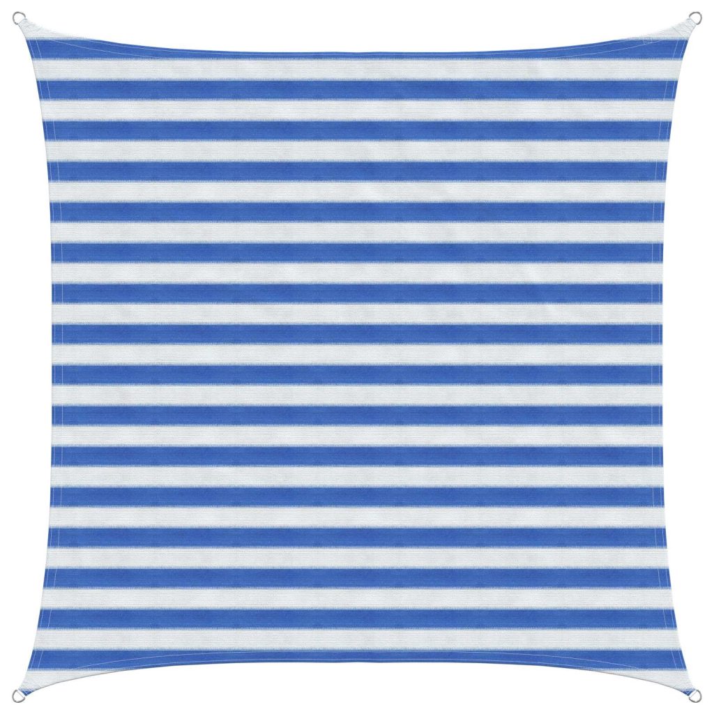 Aurinkovarjolaudat Sininen ja valkoinen 2 x 2 m HDPE