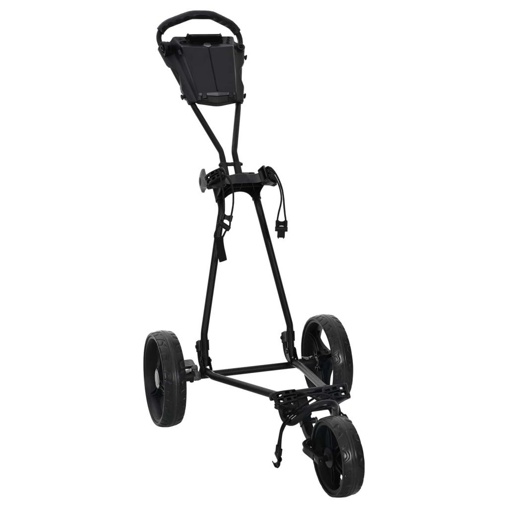 Golfvaunu Musta 95 x 60 x 130 cm Rauta